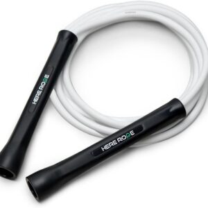 Hererope 6MM PVC Jump Rope for Men & Women Fitness, Speed, Tricks, Cardio Training, Boxing Jump Rope with Unbreakable Handles and Non-Kinking Skipping Rope, Adjustable Jumprope for Indoor Outdoor